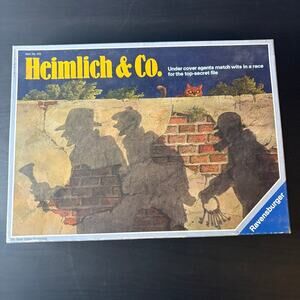 1986 Heimlich & Co. Under Cover/Spy Game by Ravensburger Vintage Complete #415